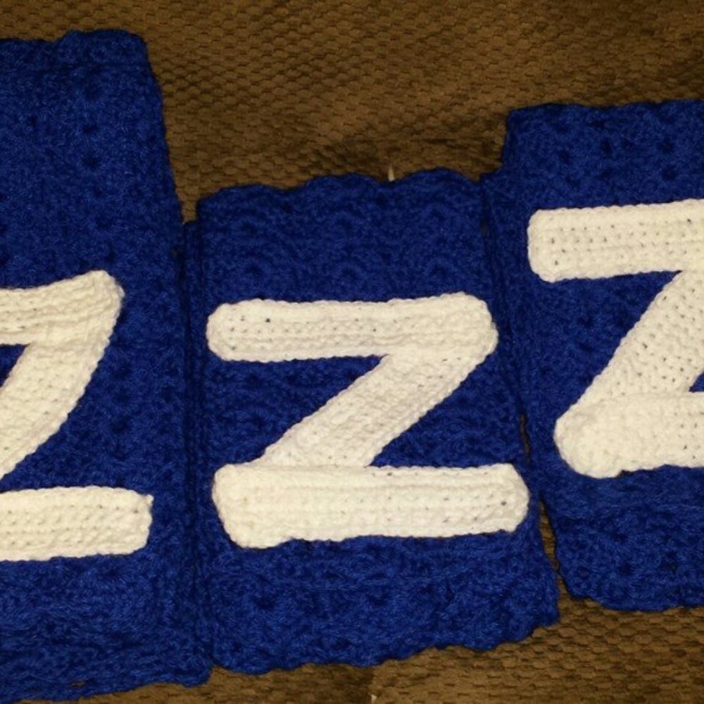 Custom Monogram Scarf - Picture 2 of 3